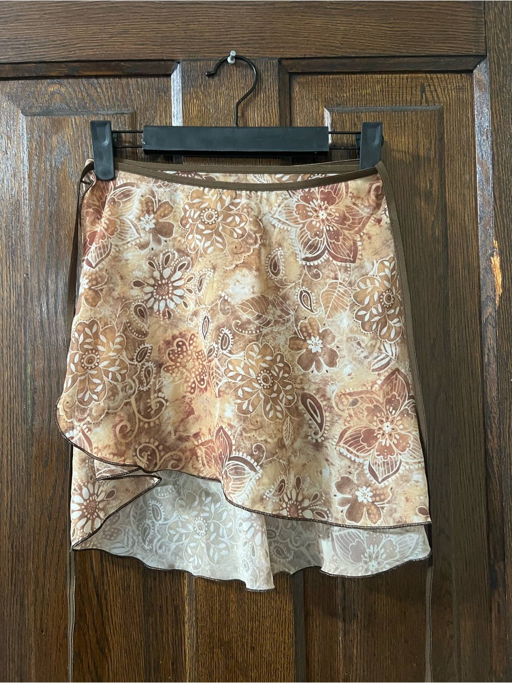 Bodywrappers floral ballet wrap skirt
